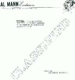 Al Mann - Classified