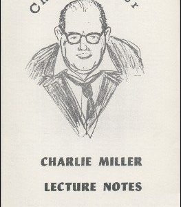 Charlie Miller Lecture Notes by Charlie Miller