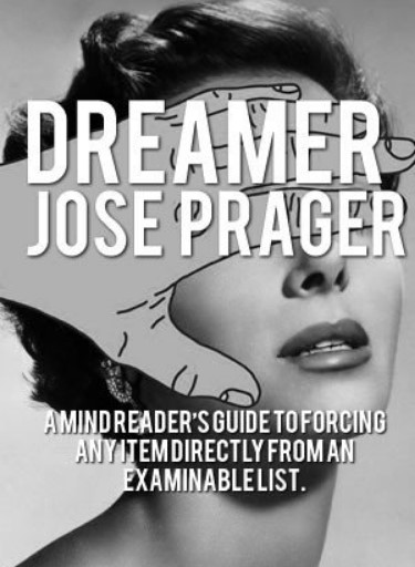 DREAMER By JOSE PRAGER