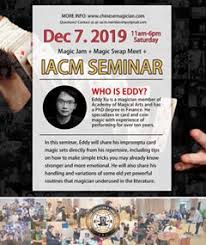 Eddy Xu - I.A.C.M. Card Magic Seminar
