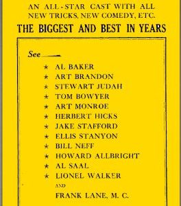 Frank Lane - A Real Magic Show