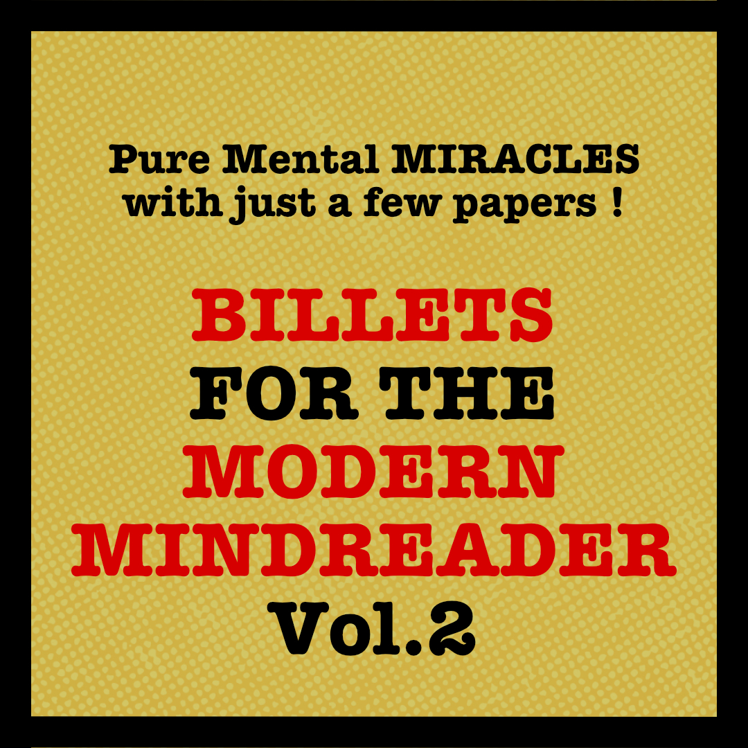Julien LOSA – Billets for the Modern Mindreader Vol. 2