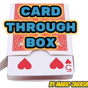 Mario Tarasini – Card Through Box