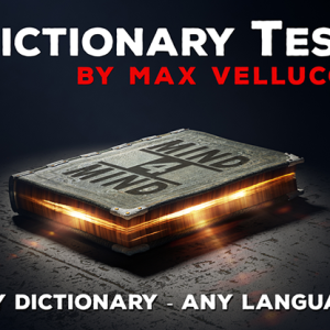 Max Vellucci – Dictionary Test