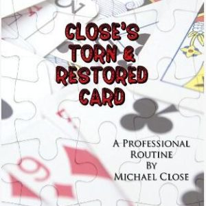 Michael Close - Close's Torn & Restored Card