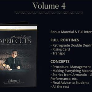 Paper Cuts Secret Volume by Armando Lucero this is Volume 4