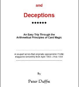 Peter Duffie - Principles and Deceptions