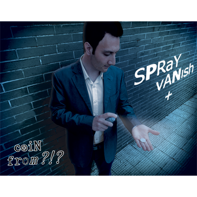 Spray Vanish + Coin from ?!? by Amazo Magic