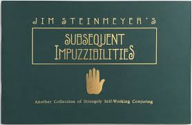 Subsequent Impuzzibilities by Jim Steinmeyer