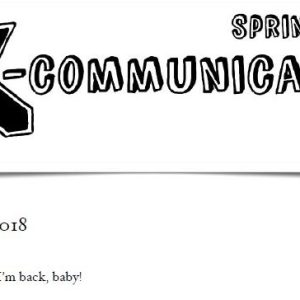 The Jerx – X-Communication Spring Issue 2018 by Andy Jerx