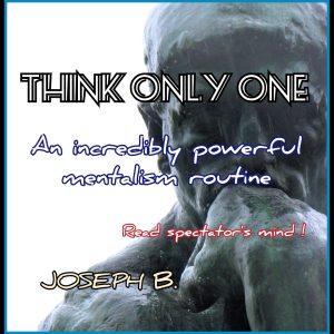 Think only one by Joseph B