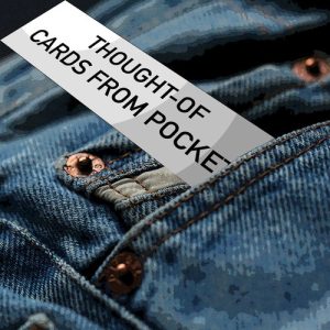 Thought-of Cards From Pocket by Richard Osterlind
