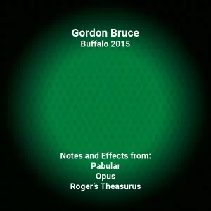 Gordon Bruce - Buffalo 2015 Lecture Notes