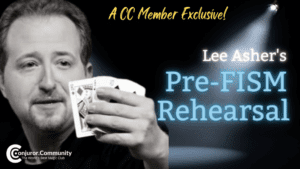 Lee Asher's Pre-FISM Rehearsal