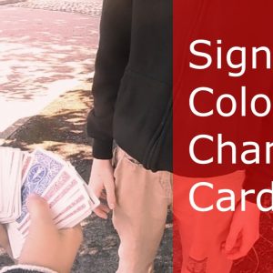Signed Colour Changing Card By Joseph Farrington