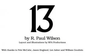 13 by Paul Wilson