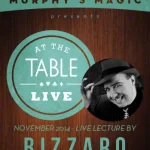 At the Table Live Lecture by Bizzaro