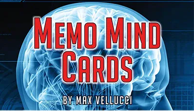 Memo Mind Cards by Max Vellucci (Instruction Video Only)